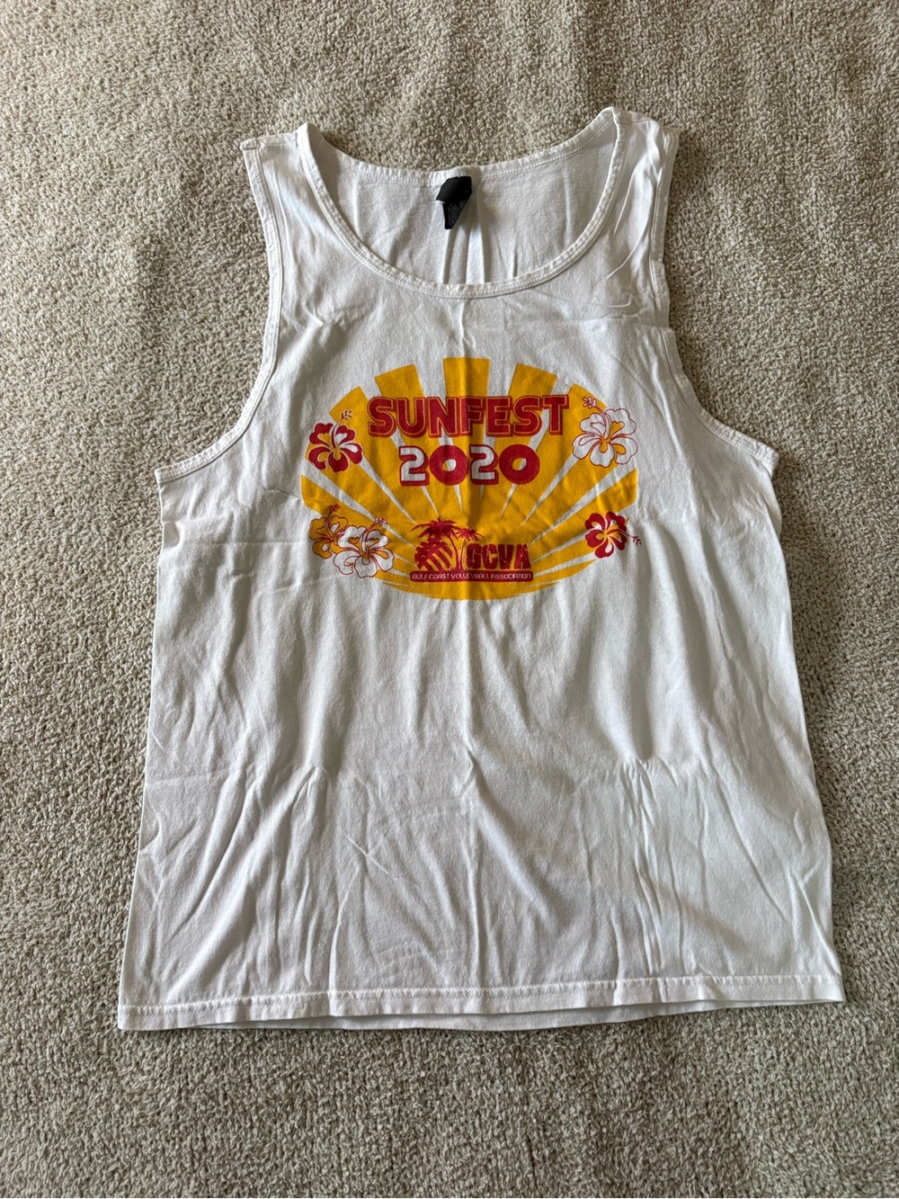 District White Sunfest 2020 Graphic Tank Top